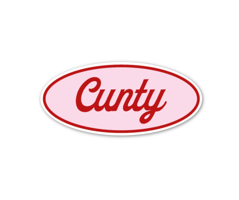 Cunty Sticker