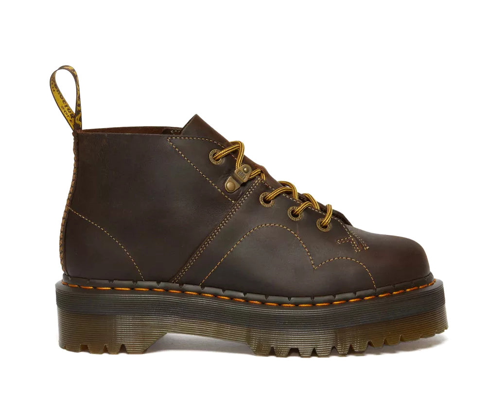 Dr. Martens Brown Church Arc Platform Monkey Boots