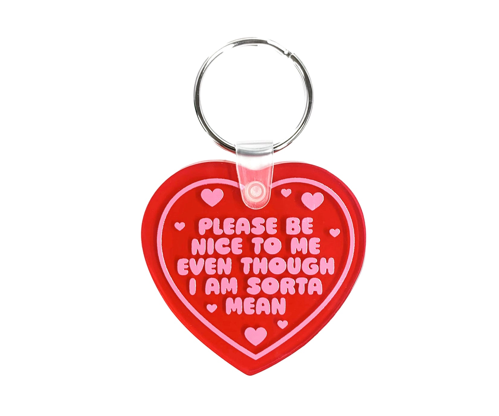 Please Be Nice Keychain