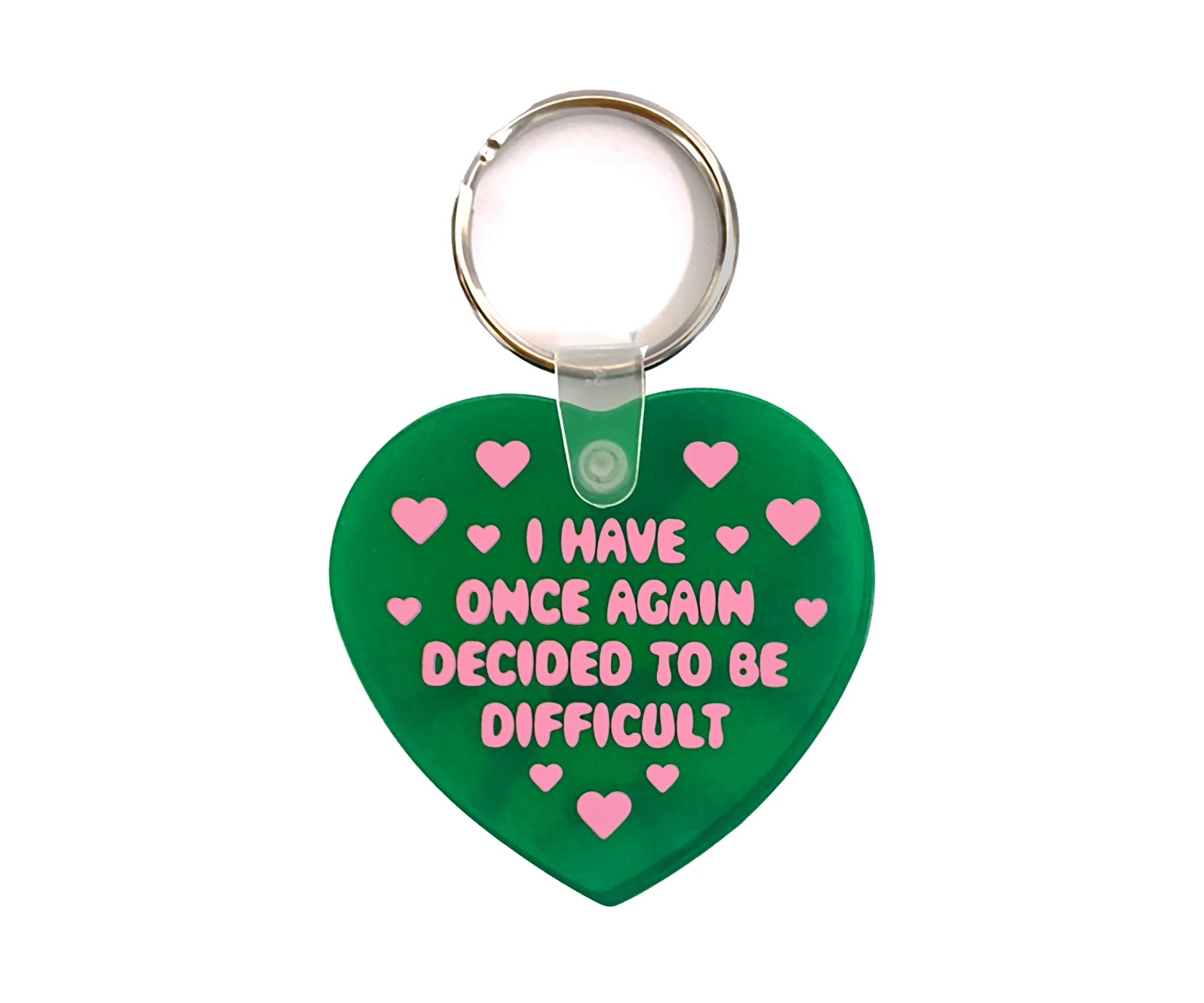 Decided to Be Difficult Keychain