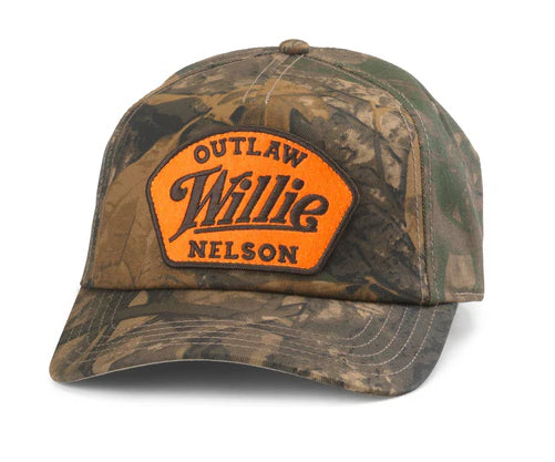 Willie Nelson Camo Roscoe Cap