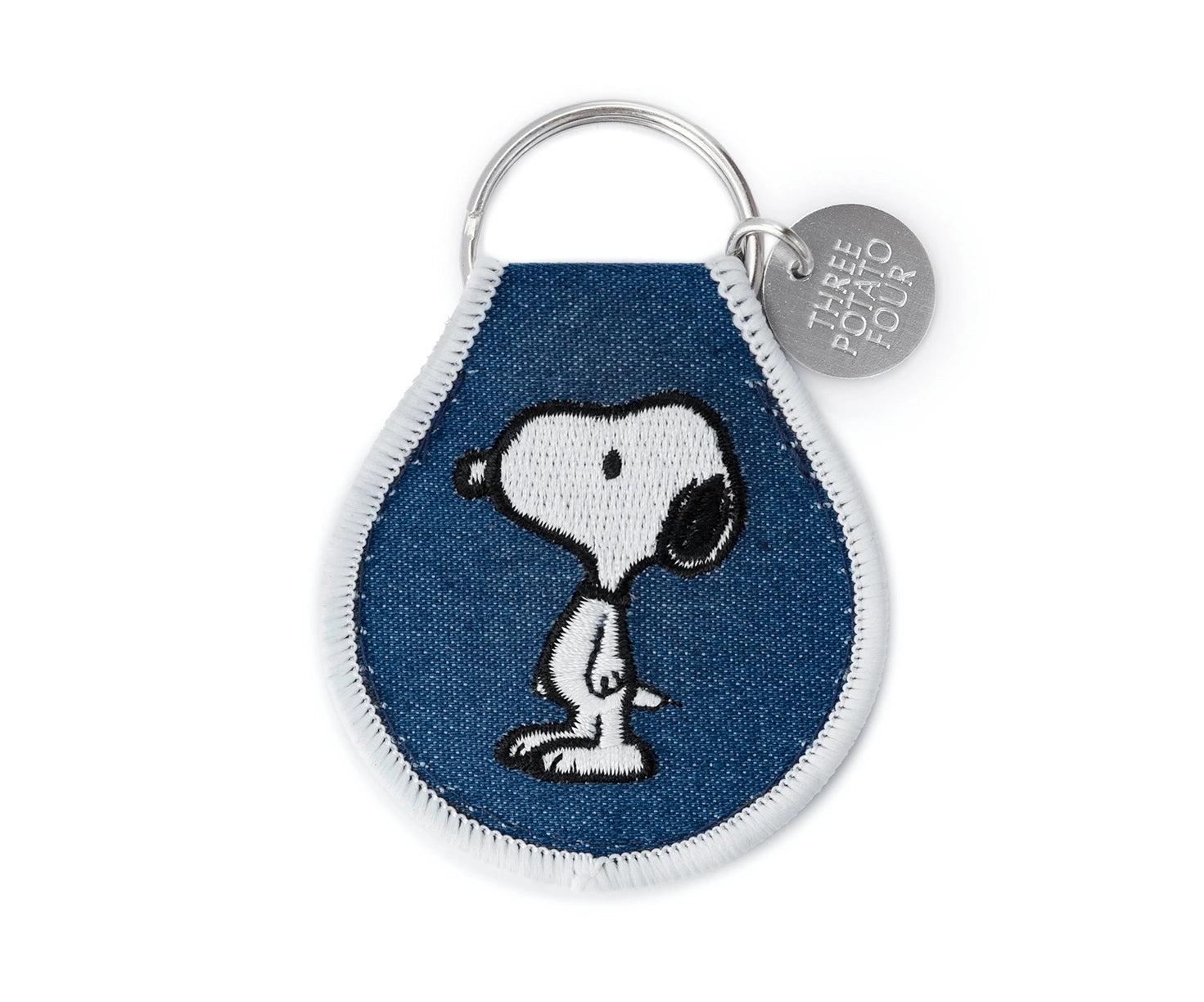 Classic Snoopy Patch Keychain