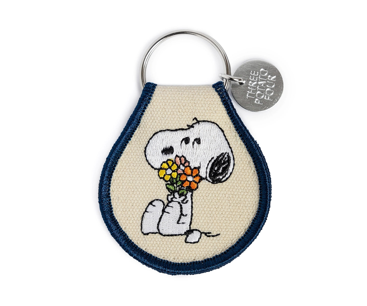 Snoopy Bouquet Patch Keychain