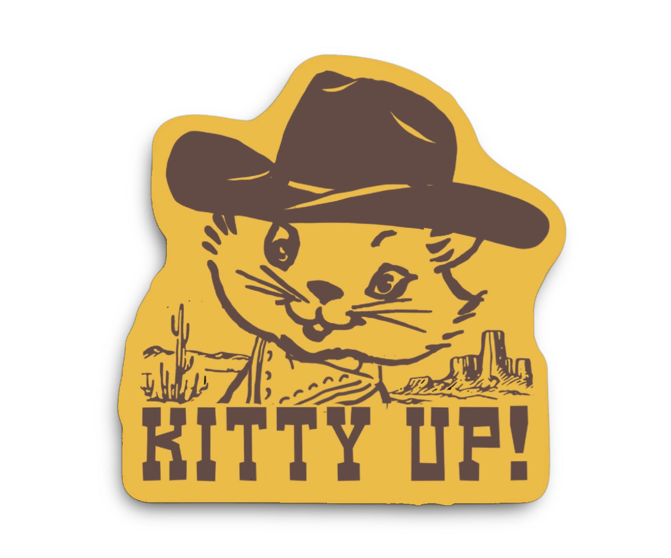 Kitty Up Sticker