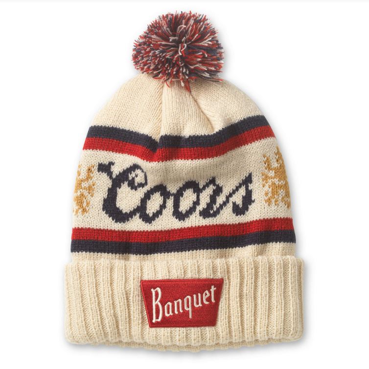 Coors Banquet Pillow Knit Pom-Pom Beanie